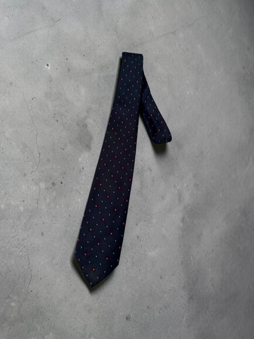 GIVENCHY Vintage Men’s Blue Patterned Tie